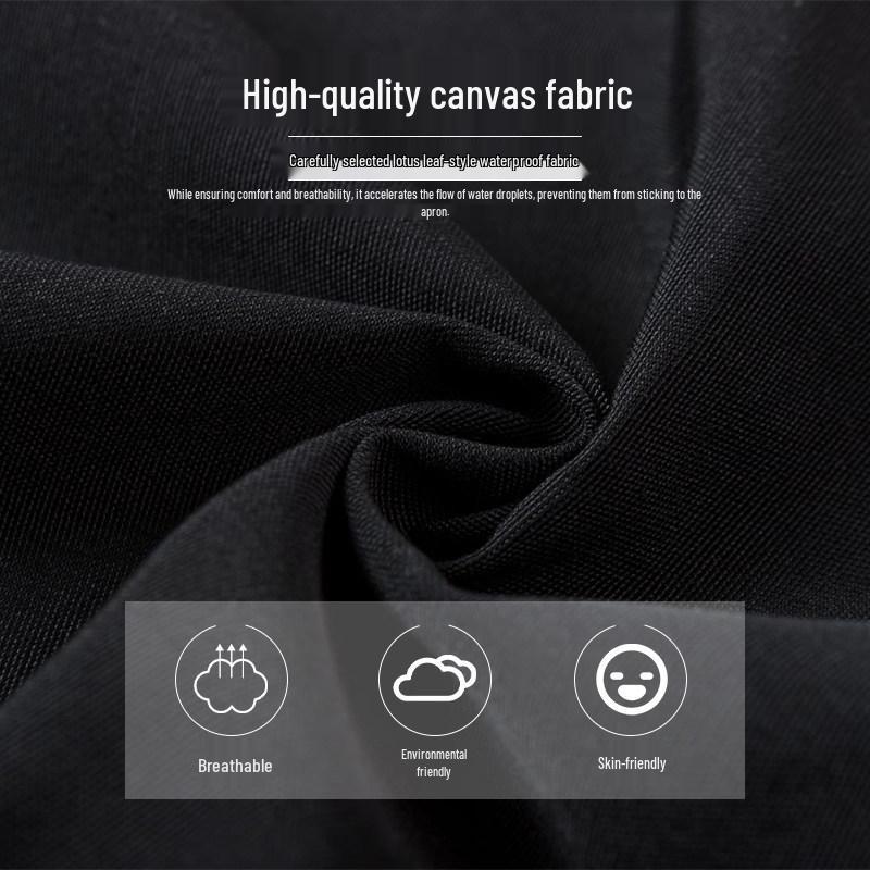 Водонепроницаемый фартук для молодого официанта с логотипом для ресторана молочного чая