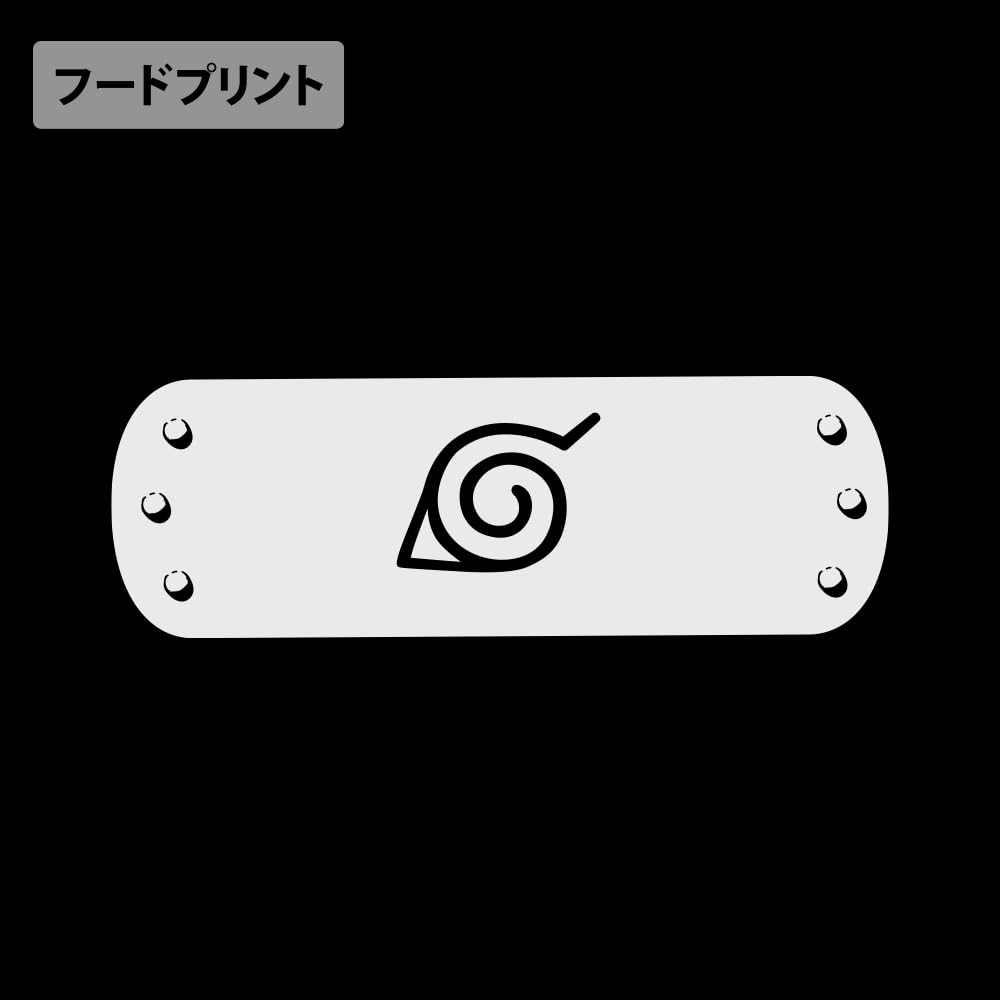 Cospa NARUTO Shippuden Konoha Hidden Village Pullover Parka BLACK M size [Официальный]