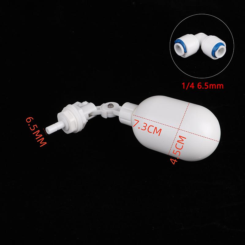 Контроль уровня резервуара для воды, система обратного осмоса 1/4 "3/8" мини-поплавковый клапан для аквариума диспенсер для воды поплавковый шаровой клапан