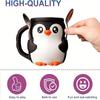 1pc Cute Penguin Ice Cream Pint Holder, Penguin Ice Pint Holder, Ice Cream Pint Containers, Reusable Ice Cream Containers, Popsicle Holders