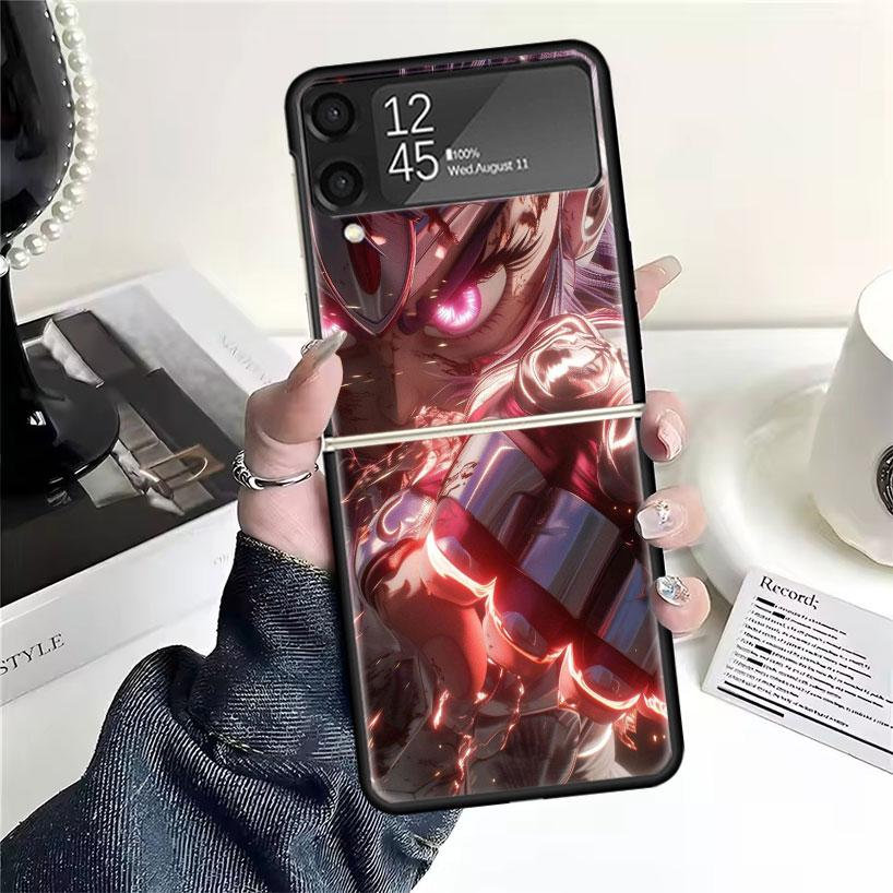 Saint Seiya Cool Cases For Samsung Galaxy Z Flip 4 5 6 7 3 Z Flip7 Flip6 Flip4 Flip5 Flip3 5G Hard Shockproof Fundas Cover