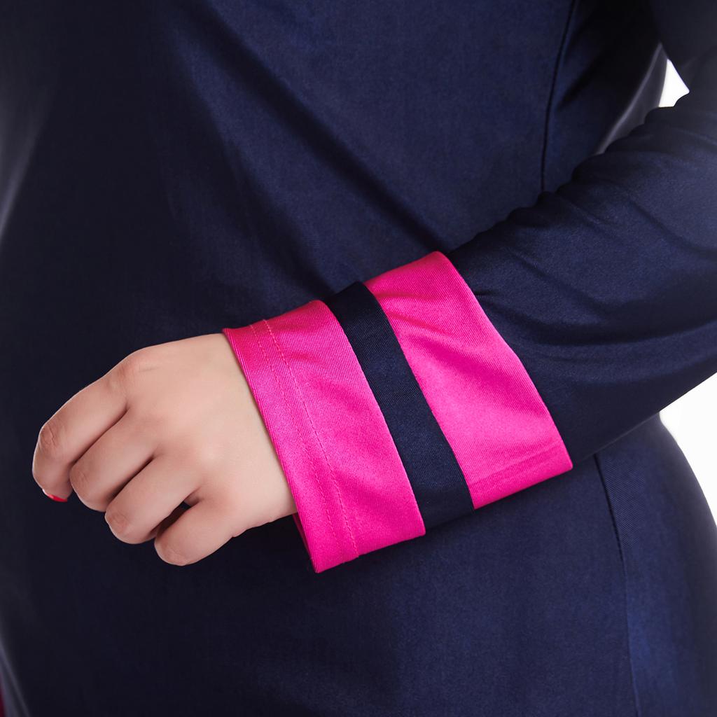 Women Muslim Plus-Size Muslimah Swimwear Tankinis Full Coverage Swimsuit Women Swimming Suit Highly Elastic Comfortable 3 Pieces Beachwear XL-6XL