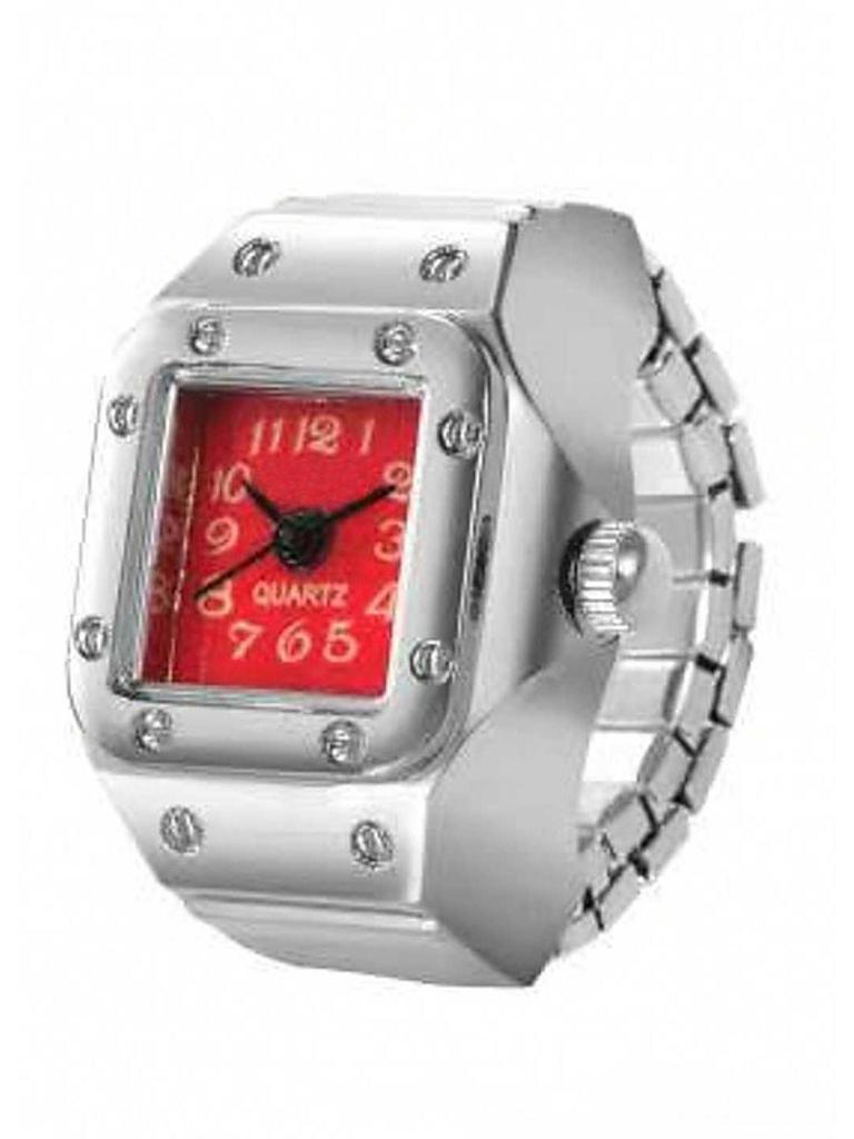 Unisex Alloy Finger Ring Watch – Creative Digital Design for Couples and Students