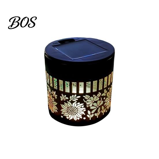 Solar Garden Lights Wall Light, 7 Color Changing Fence Outdoor Projection Patio Lighting Lamp, Waterproof Lamp for Yard Backyard Decor Decorative