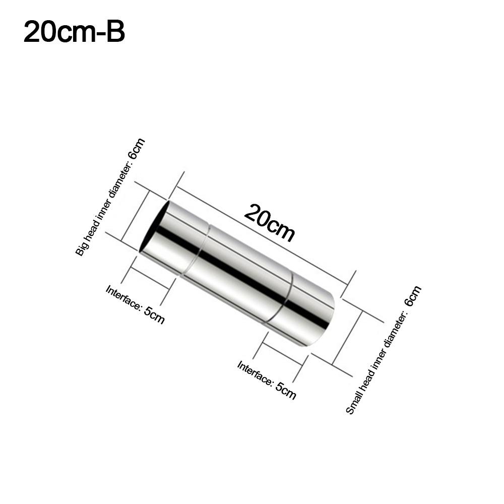 Diameter 6CM Chimney Pipes Stainless Steel Stove Pipes Flue Extension Tube Tents