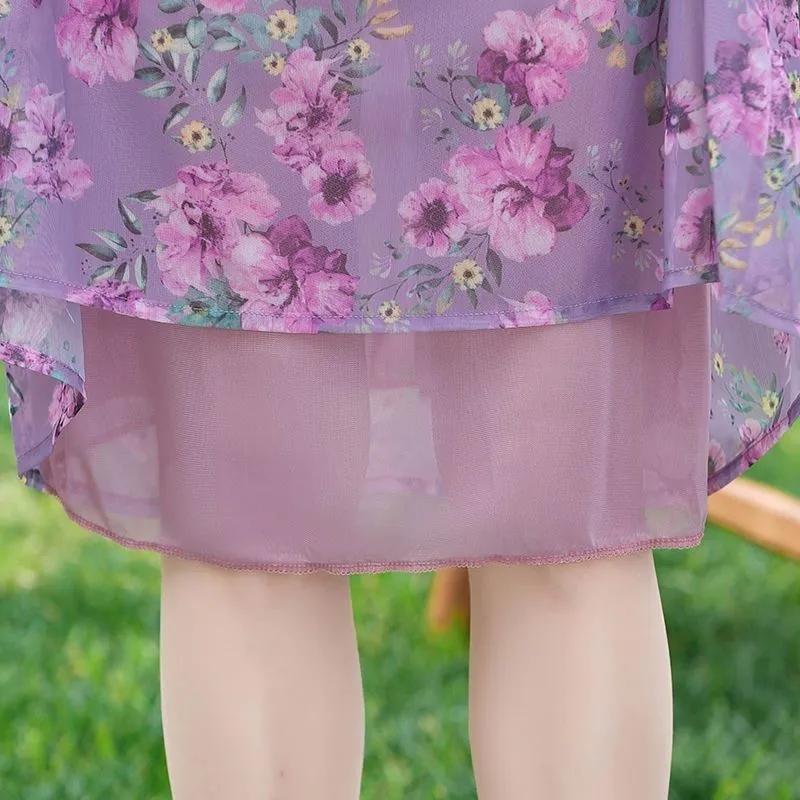 Женские повседневные платья, бросающие вызов возрасту, летние свободные тонкие длинные модные платья больших размеров в платьях для пожилых людей