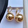 1 Pair Fashion Earrings Jewelry Big Round Ball Pendant Earrings For Women Gifts Wedding Jewelry ADM