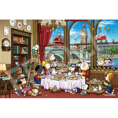 Epoch Пазл из 1000 деталей PEANUTS Снупи в Лондоне (50 х 75 см) 12-614 с клеем и шпателем с оценочным талоном EPOCH