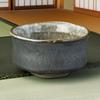 Ale-net Matcha Bowl, W12.4 X D12.4 X H7.2cm, White Cave Matcha Bowl, Ceramic, Mino Ware, Made In Japan