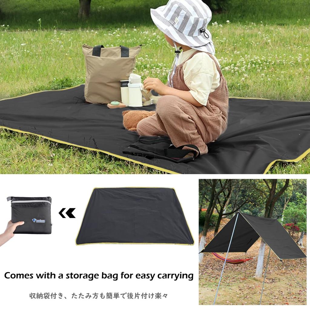 TRIWONDER водонепроницаемый брезентовый настил для кемпинга тентовый коврик для пикника напольный коврик легкий маленький тент S 150x220 (Зеленый, - СМ)