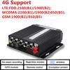 720P 4-канальный автомобильный автобусный видеорегистратор 4G беспроводной GPS видеорегистратор в реальном времени + 4x CCD камеры