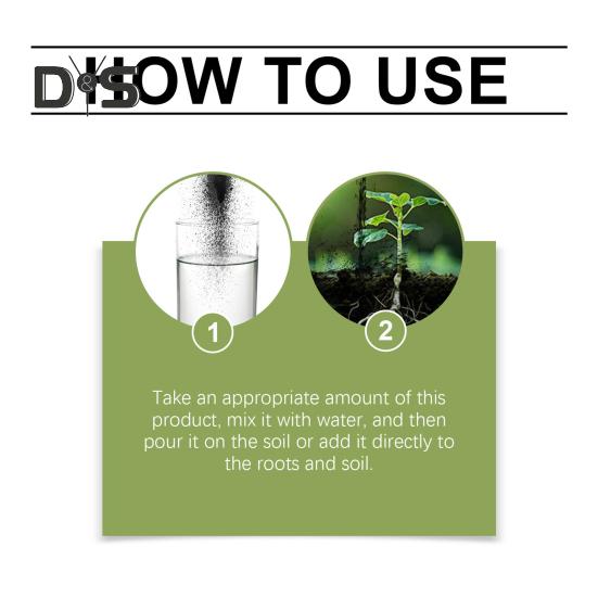 Порошковый активатор почвы Удобрение, богатое питательными веществами, стимулятор роста растений Порошок для активации почвы для почвенной смеси Рассада Компост Растения для помещений и улицы