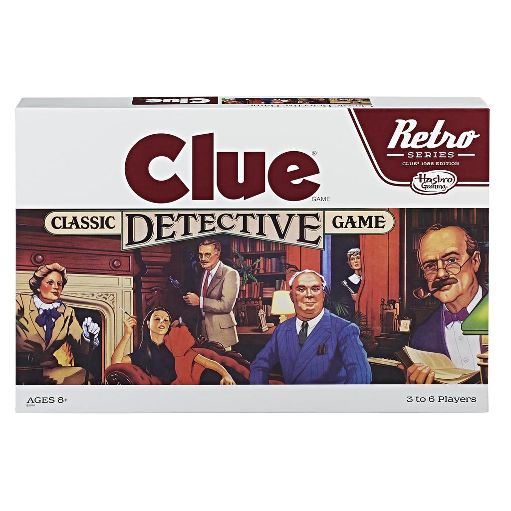 Hasbro Clue Classic Detective Настольная игра Ретро Серия Переиздание