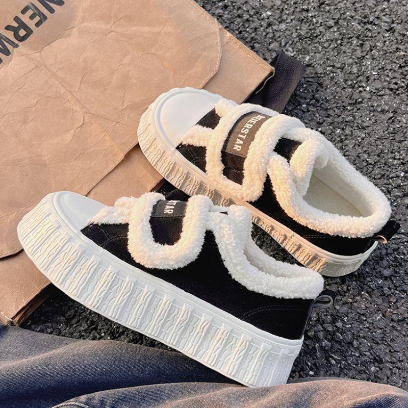 Женские зимние мягкие однотонные туфли с толстой подошвой, удобные туфли для сноуборда, повседневная женская обувь Hundred