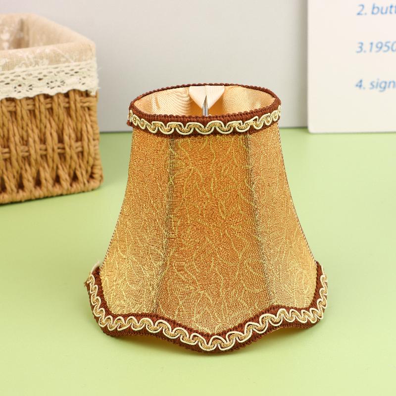 1 шт. Аксессуары для домашнего освещения Тканевый абажур Простой абажур для люстры Чехол-ракушка DIY Декорация
