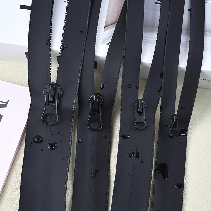 2/3/4/5 м 3#5#8#10# Водонепроницаемые нейлоновые молнии со слайдером-пуллером для одежды, сумки, черные ремонтные наборы для молний, DIY швейные аксессуары