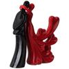 НОВАЯ Страстная любовница обнимает пару фигурка красивая керамическая статуэтка для домашнего декора (Набор из 2 шт., красный и черный)