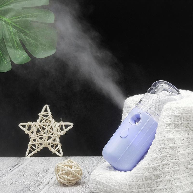 USB Rechargeable 30ML Mini Face Humidifier Portable Pocket Mist Sprayer for School Student Skin Hydrating