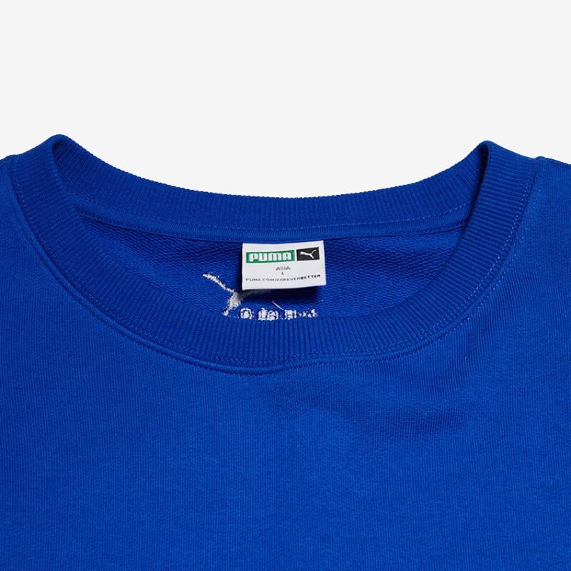 Puma Модный универсальный свитшот с круглым вырезом и длинным рукавом, мужские топы, синий 539756-84