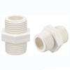 10 шт. пластиковый 1/2-дюймовый ПВХ ниппель с наружной резьбой фитинги для труб ниппельная резьба сантехническая труба