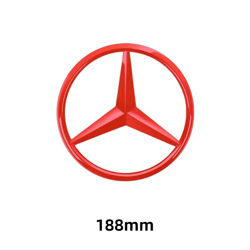 1 шт. 188 мм 210 мм ABS Наклейка-эмблема на решетку радиатора автомобиля для Mercedes Benz A/B/C/E/S Class GLA CLA GLE GLK CLK CLS GLS GLC