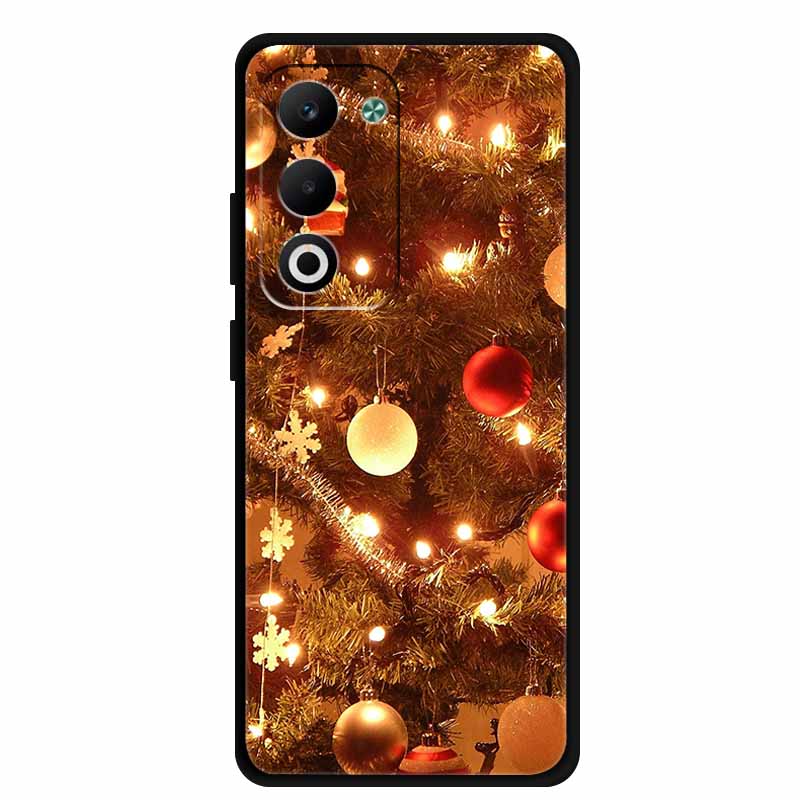Christmas Phone Case For Oppo A5 5G CPH2735 / A5 4G CPH2727 Christmas Tree Soft Silicone TPU Back Cover Bumper For Oppo A5 Coque