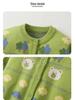 Kaka Panda Kids' Knit Cardigan - Spring Casual Top for Toddlers and Children