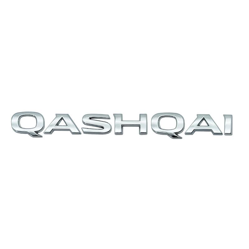 Новая 3D наклейка на кузов автомобиля из АБС-пластика, логотип с буквой QASHQAI, эмблема на задний багажник автомобиля, автоаксессуары