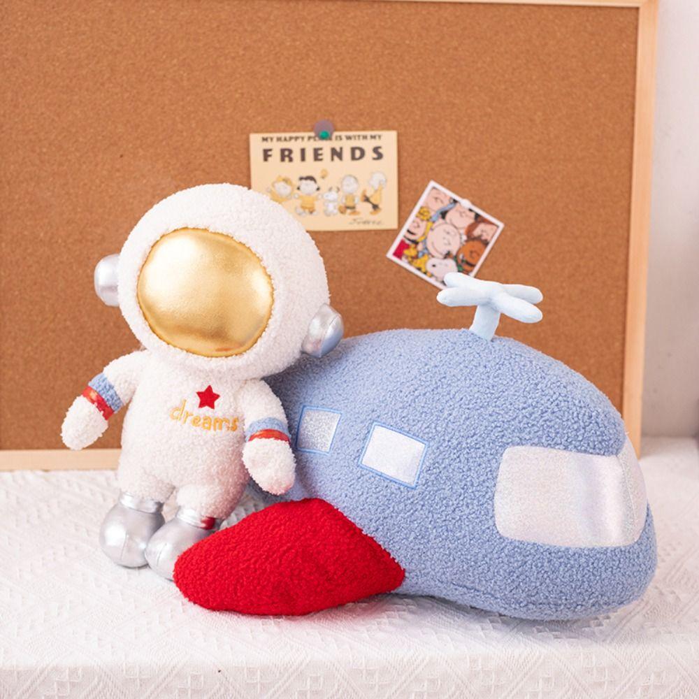 UFO Rocket Plush Doll Space Series Plush Toys Space Theme Stuffed Toys Astronauts Plush Toys