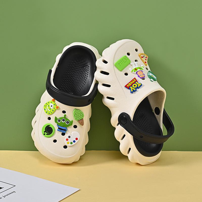 Mario Детские удобные дышащие клоги Летние слипоны для мальчиков и девочек