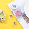 Gifts Work Name Tag Cute Nurses Swivel Clip Retractable Badge Reel Holder for Nurse ID Name
