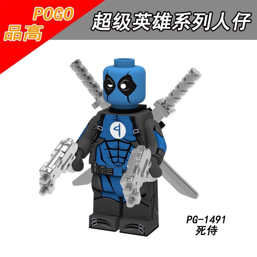 Robokill Minifigures Deadpool Quinn Building Blocks Avengers Kids Toys