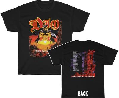 Dio 1984 Футболка тура Last In Line Двусторонняя