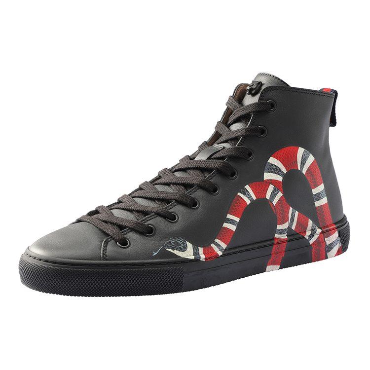 Высокие кожаные Gucci 'Змея' 473770 AYOV0 1061