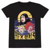 Hex Girls Unisex Adult Floating Heads With Yellow Moon T-Shirt