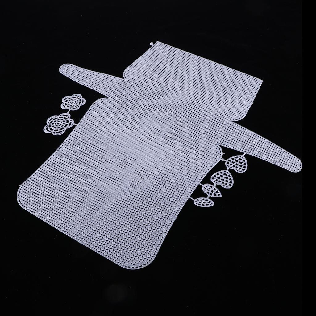 Пустой ковер, зацепляющий сетчатый холст для изготовления сумок, поделок своими руками