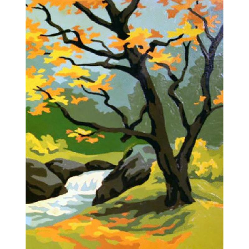 DIY Forest 5D Diamond Painting Full Round Drill Scenic Diamond Embroidery Cross Stitch Mosaic Kits Resin Wall Art Home Decor