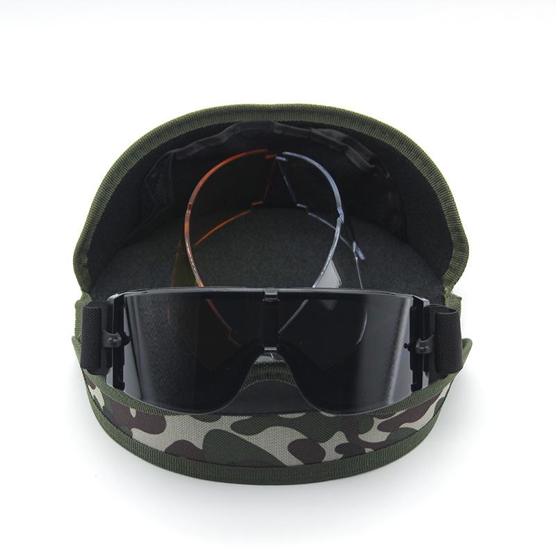 X800 Тактические очки для любителей активного отдыха CS, ударопрочные взрывозащищенные очки, спортивные защитные очки