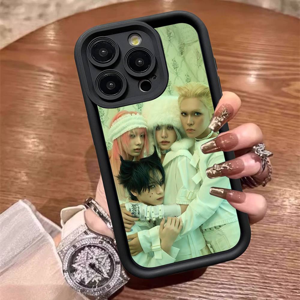Kpop Group XLov Phone Case For IPhone 17 16 15 14 13 12 11 Pro Max 16E Plus INS Soft Cover