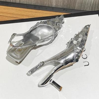 Модные туфли на высоком каблуке 2024 года, летние новые босоножки, модная женская обувь, босоножки на платформе, высокие каблуки