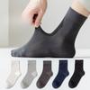 Male Summer Mesh Cool Sweat Absorbing Breathable Antibacterial Boneless Tube Socks