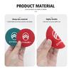 2pcs Car Coaster Anti-slip Mat Sheepskin Water Cup Holder Pad For Citroen C5 C1 C2 C6 C4L DS3 DS4 DS5 C-Elysee Grand Berlingo