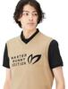 Knit Vest Brand Golf 5 [Master Bunny] Men's V-neck (cashmere Logo) / / 758-3273901 040_Beige [L]