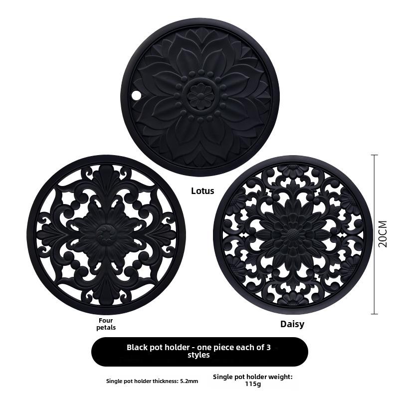 **Термостойкая силиконовая подставка - Классический китайский дизайн**