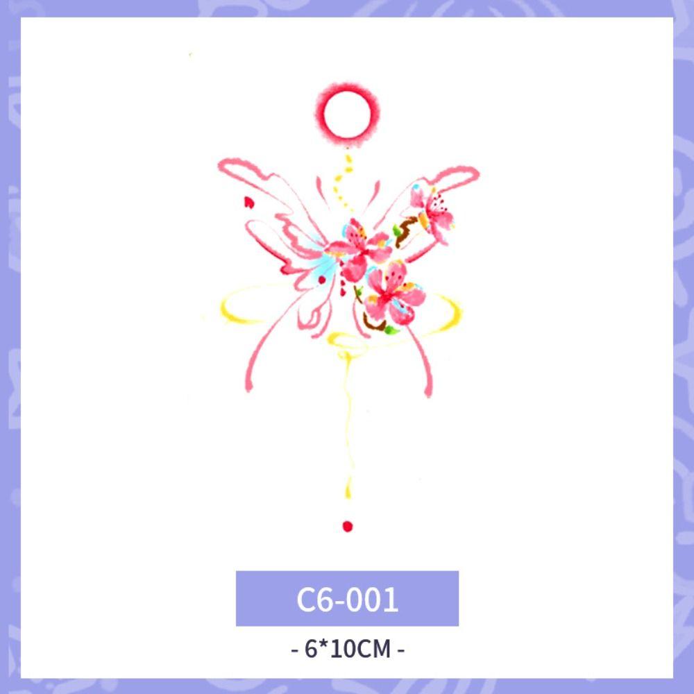 Butterfly Body Art Sticker Cloud Makeup Tattoo Decals Long-lasting Temporary Tattoo Stickers Girls