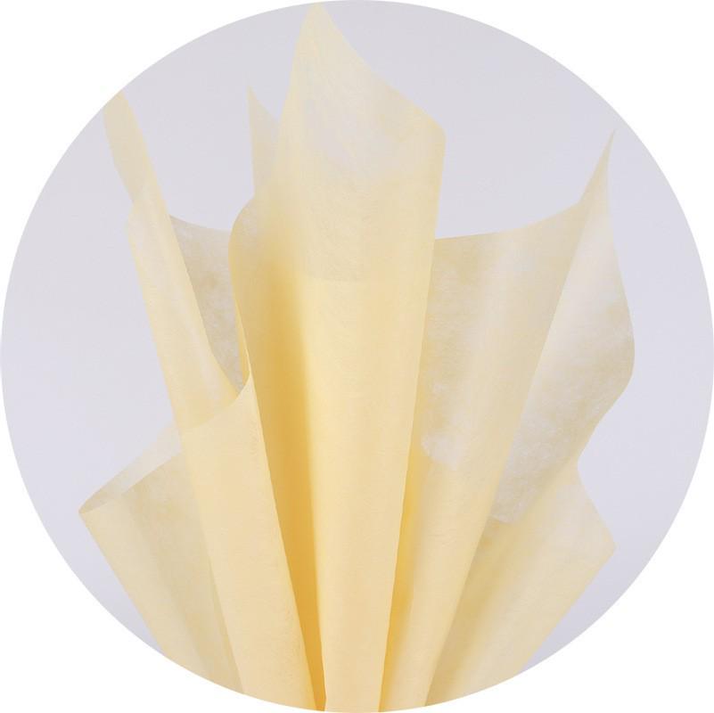 Custom Waterproof Bouquet Paper - Solid Color Cotton Flower Wrap Material