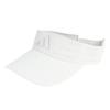 Adidas Golf White Metal Logo Golf Visor Men's