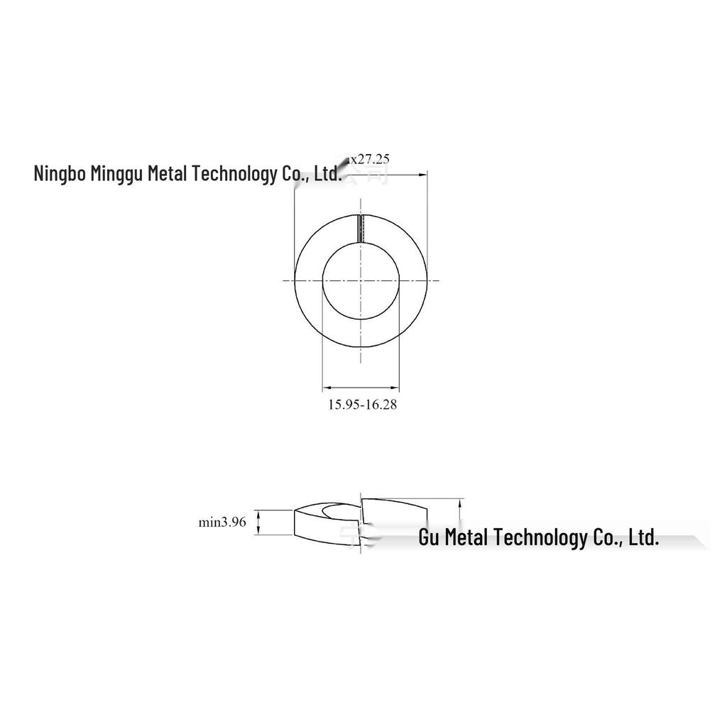 8x10x1/4~1-1/2" Оцинкованные Черненые Пружинные Шайбы Гровера, Высокопрочные, Противооткручивающиеся, Стандарты США и Великобритании
