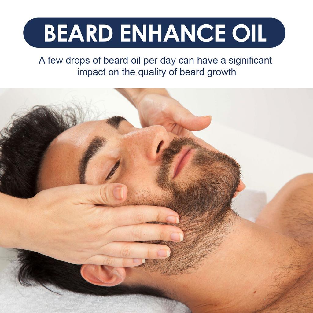 EELHOE 30ml Beard Care Oil Beard Frizz Dryness Relief Serum Beard Fast Growth Nutritional Solution Men Grooming Tools