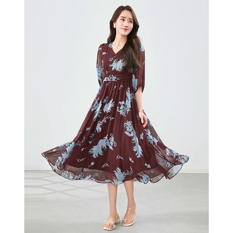 French Age Reducing Elegant Tea Break Dress